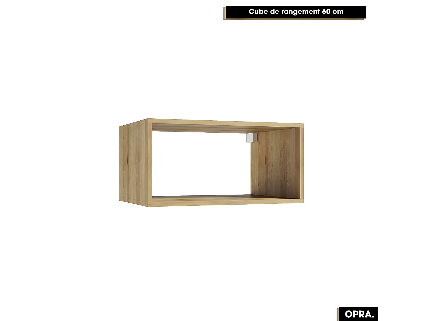 Ensemble complet de salle de bain - Meuble - Armoires - Cube - Vasque à encastrer avec Siphon OFFERT | OPRA | 60 x 30 x 45 cm