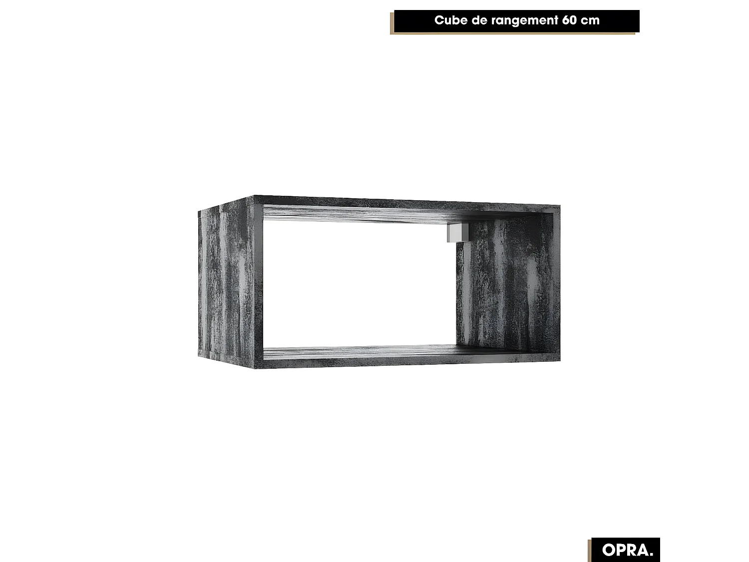 Ensemble complet de salle de bain - Meuble - Armoires - Cube - Vasque à poser avec Siphon OFFERT | OPRA | 60 x 30 x 45 cm