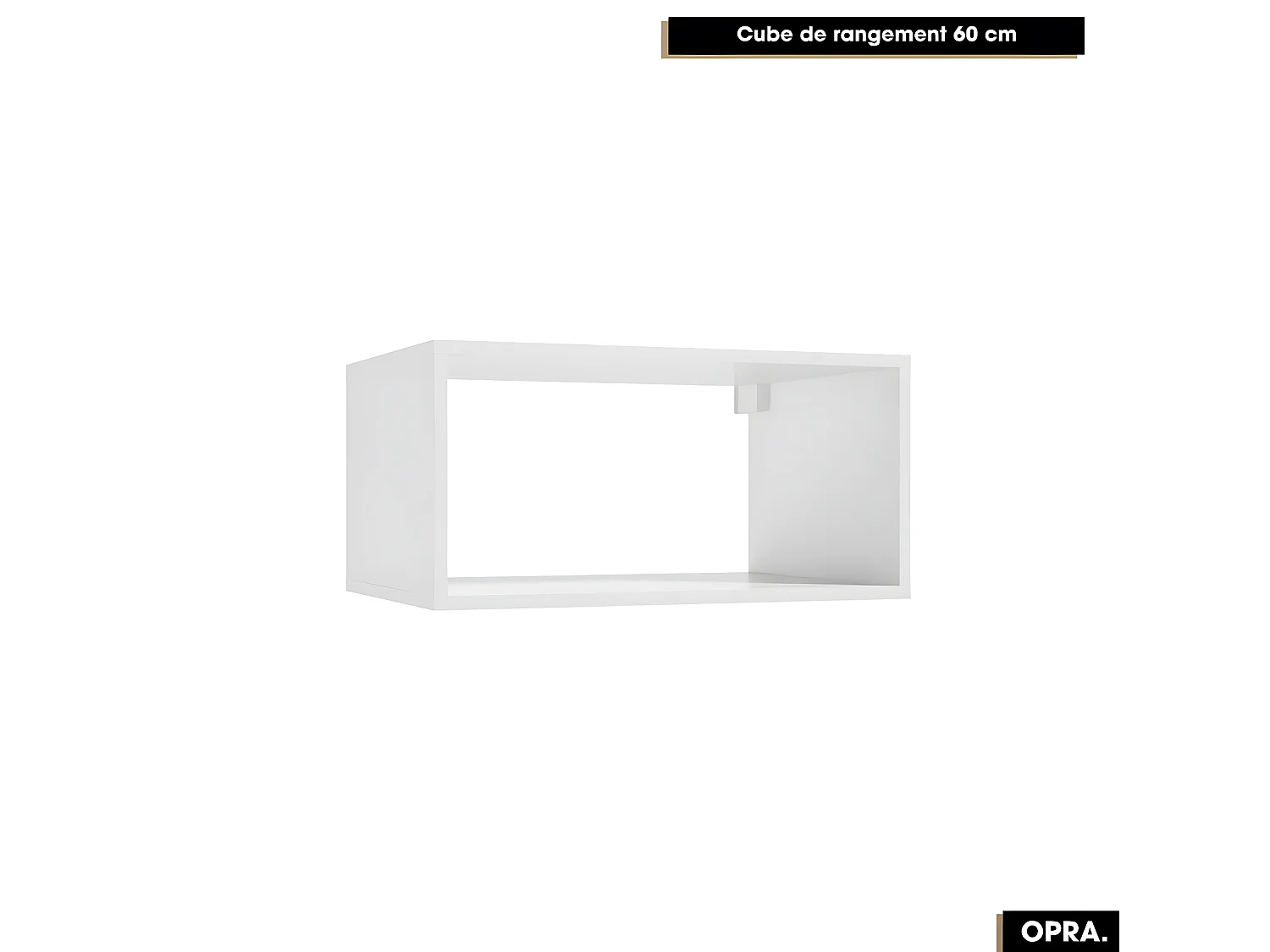 Ensemble complet de salle de bain - Meuble - Armoires - Cube - Vasque à poser avec Siphon OFFERT | OPRA | 60 x 30 x 45 cm