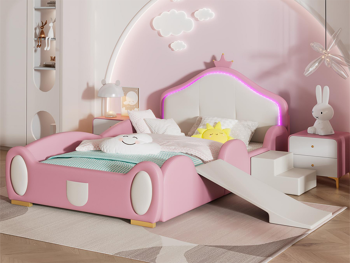 Callicarpa Cama Infantil De 90 X 200 Cm, Cama Alta Con | FindTheDeal