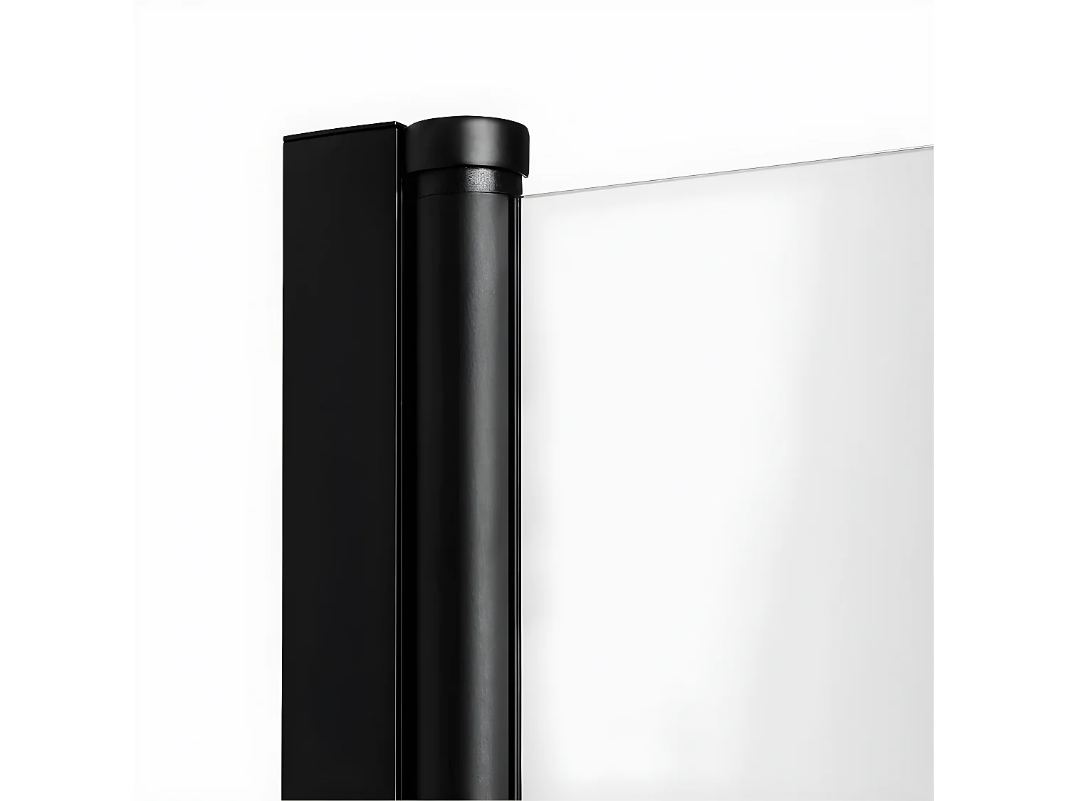 Cabine de douche pivotante  80x70 cm noir RHODES BLACK