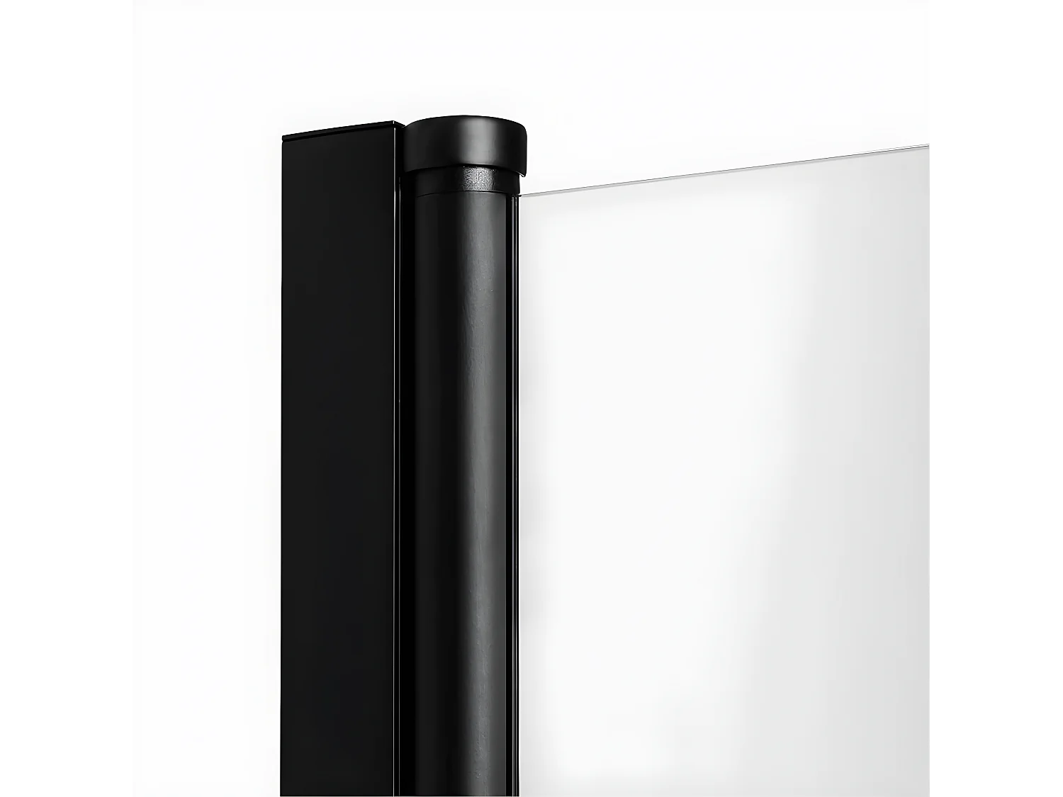 Cabine de douche pivotante  80x100 cm noir RHODES BLACK