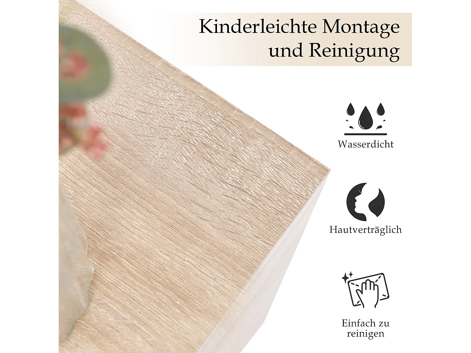 Ladekast 120 x 82 x 40 cm met 2 deuren en 3 laden in rotan en Sonoma eiken, verstelbare plank, beige