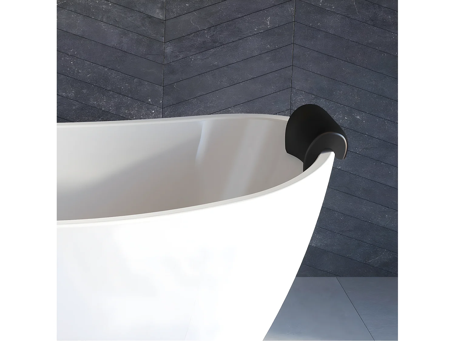 MILO | Repose Tête pour Baignoire - Noir