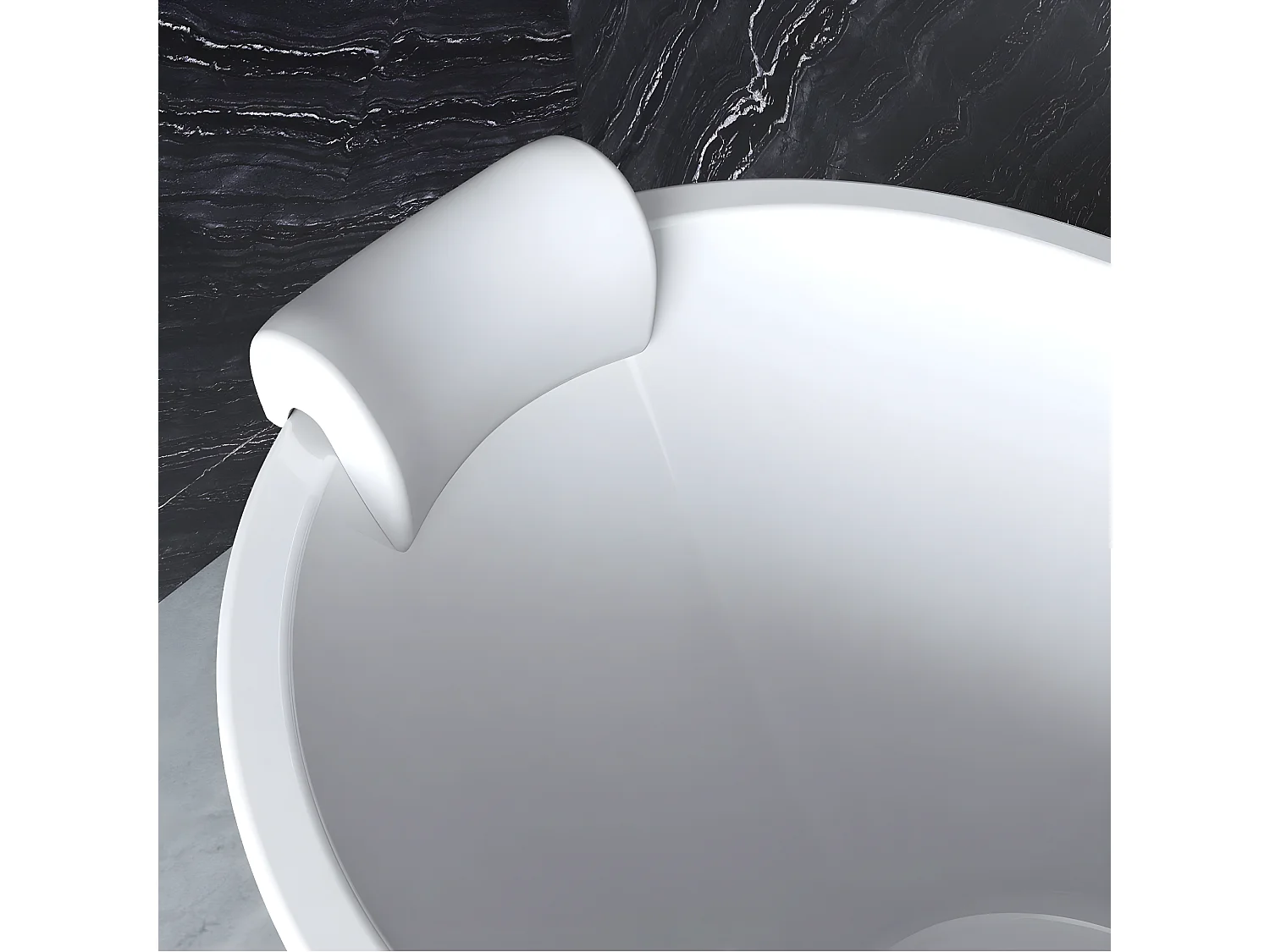 MILO | Repose Tête pour Baignoire - Blanc