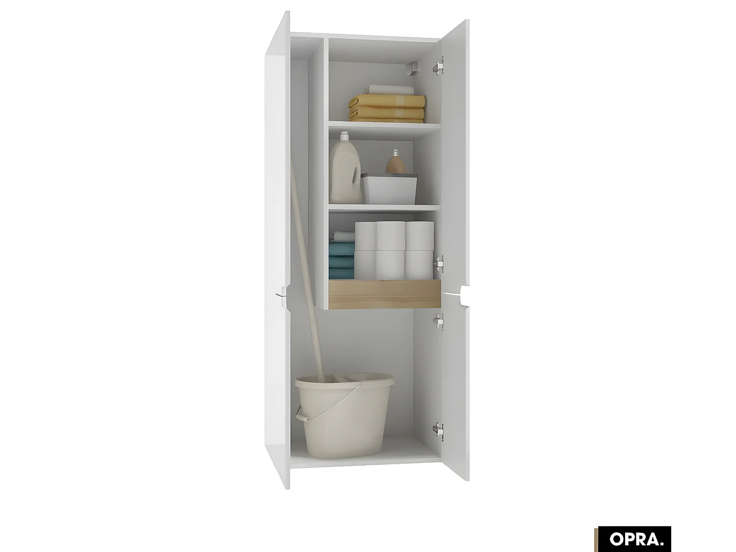 Armoire murale | OPRA | Blanc | 60 x 150 x 45 cm