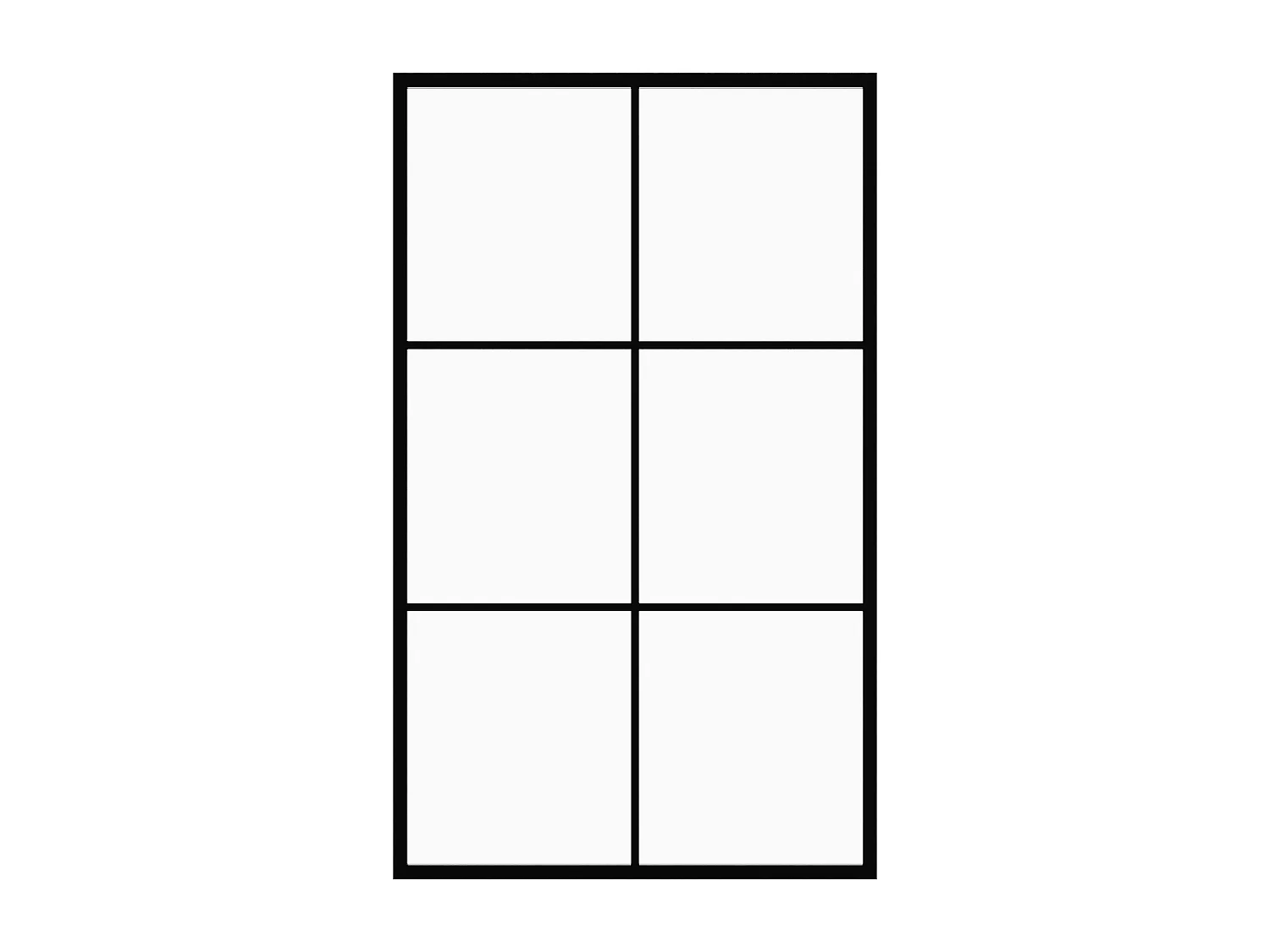 Ścianka prysznicowa do kabiny walk-in z sitodrukiem - Czarny mat - 120 x 200 cm - VENTANITA