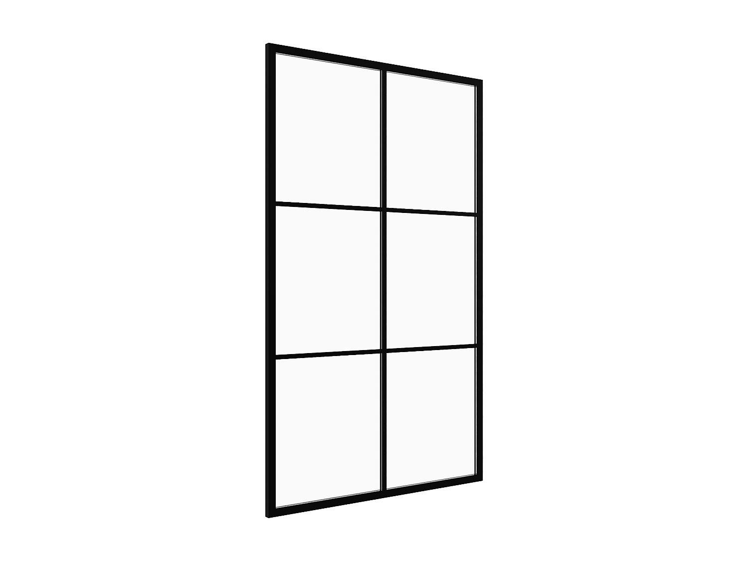 Duschwand für italienische Dusche - Siebdruck - Schwarz matt - 120 x 200 cm günstig online kaufen