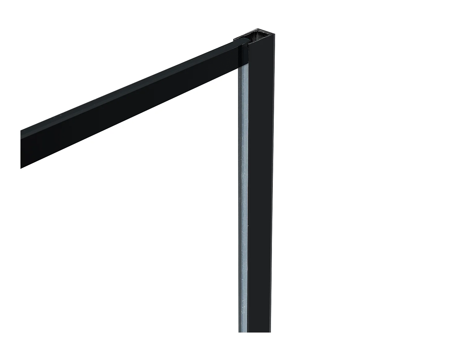 Duschtrennwand Seitenwand italienische Dusche - 120 x 200 cm - INAYA II