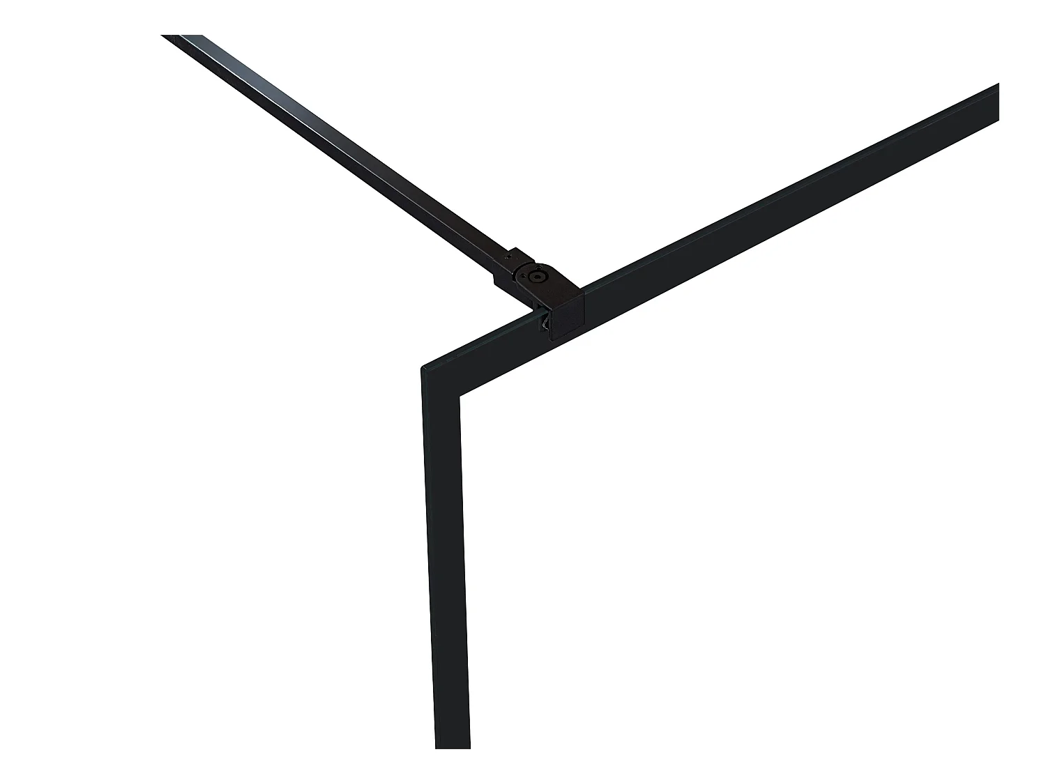 Duschtrennwand Seitenwand italienische Dusche - 120 x 200 cm - INAYA II