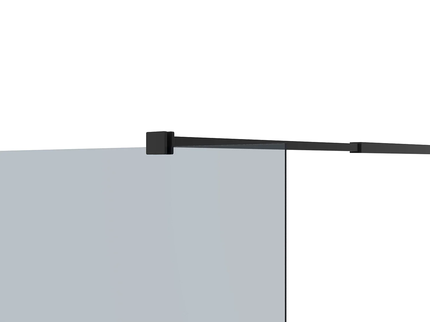 [NEW VERSION]Parete per doccia walk in vetro grigio 120 x 200 cm - MALIKA