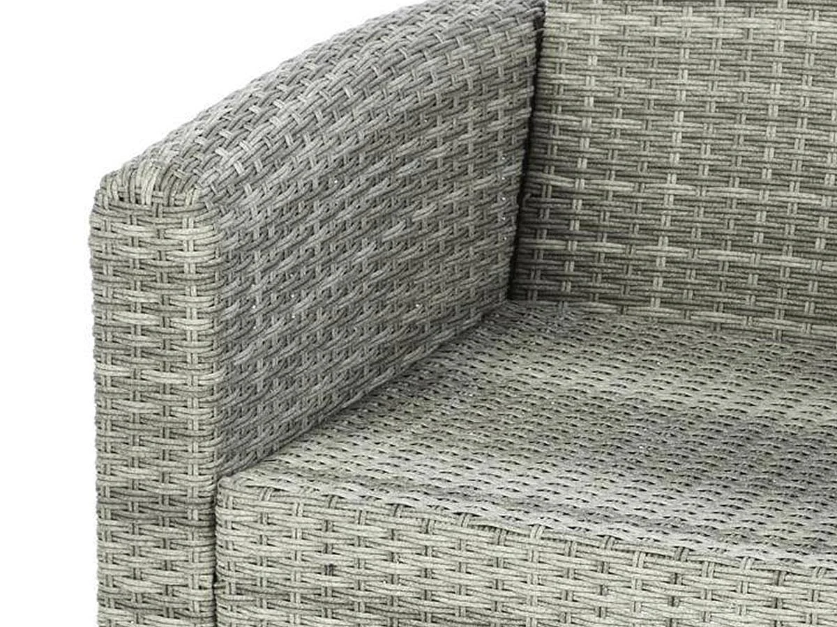 Fauteuil de jardin en résine tressée Polynesia Havane - Hespéride