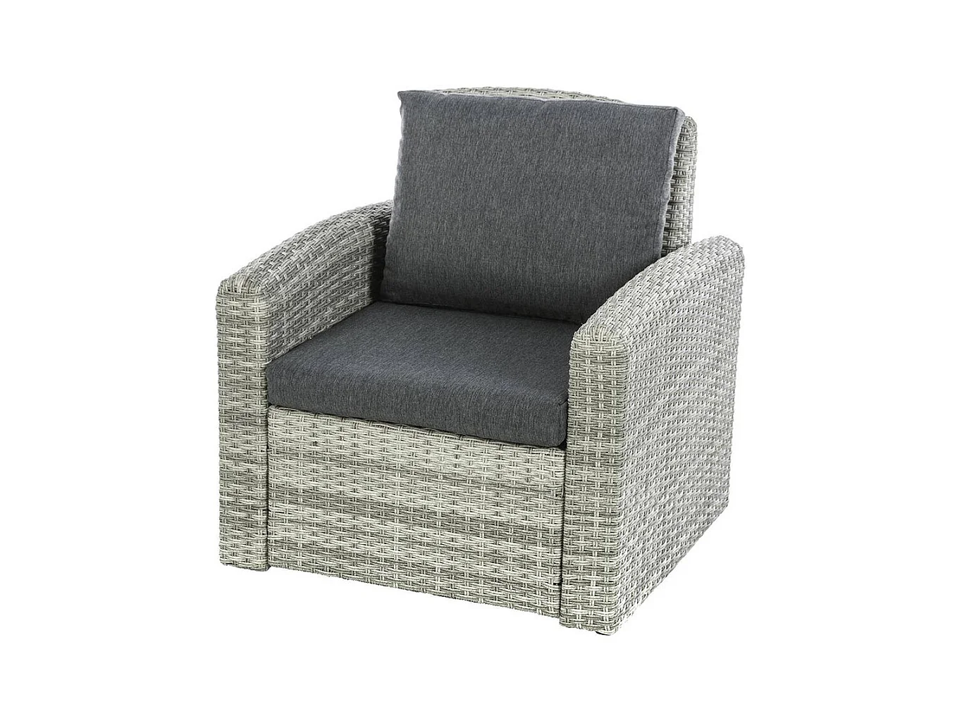 Fauteuil de jardin en résine tressée Polynesia Havane - Hespéride
