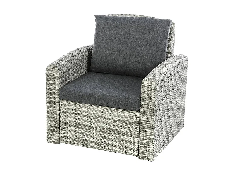 Fauteuil de jardin en résine tressée Polynesia Havane - Hespéride