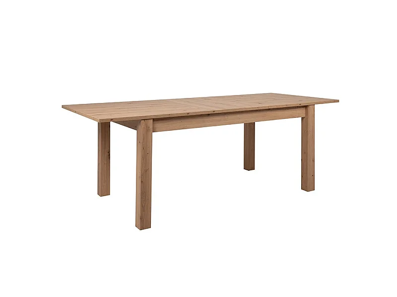 Rozkładany prostokątny stół do jadalni L160/215 cm - BERGEN