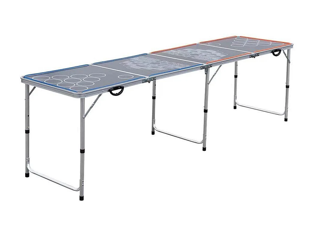 Table Beer-Pong pliable avec led intégrées 240 cm