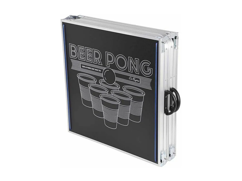 Table Beer-Pong pliable avec led intégrées 240 cm