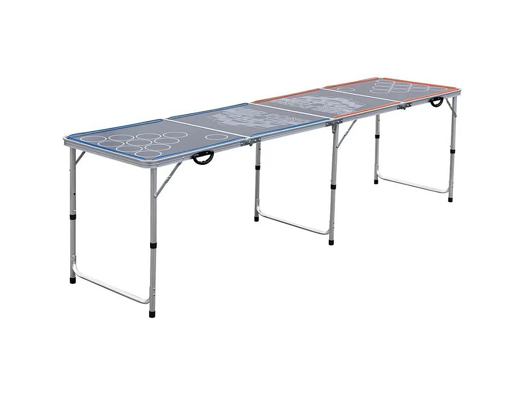 Table Beer-Pong pliable avec led intégrées 240 cm