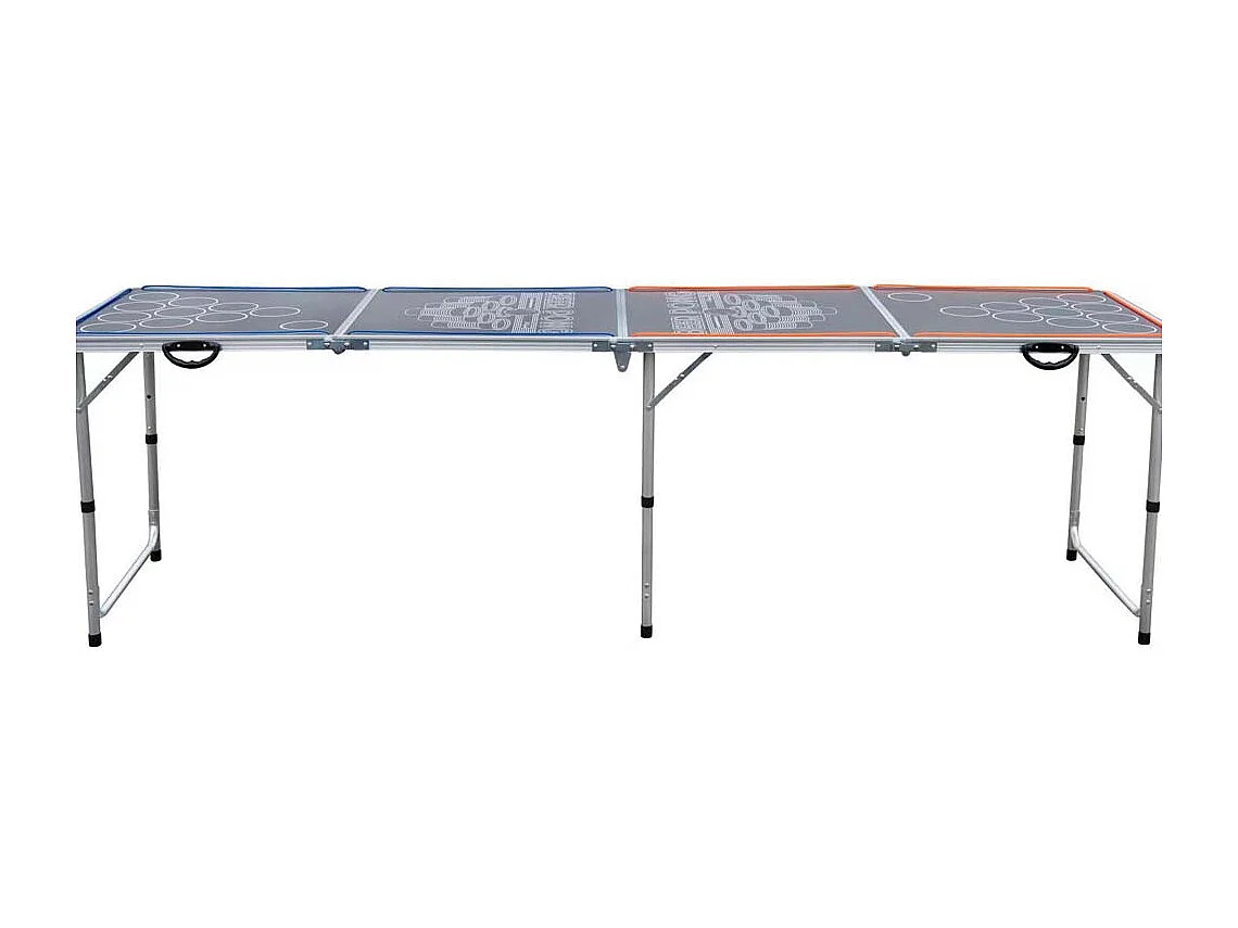 Table Beer-Pong pliable avec led intégrées 240 cm