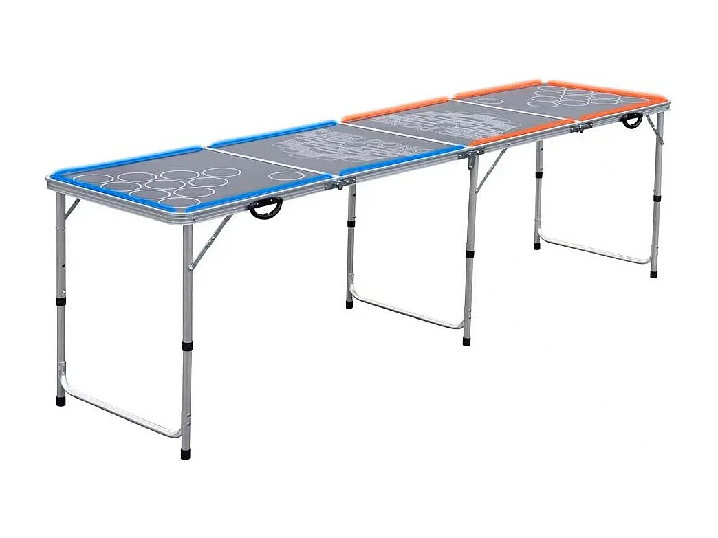 Table Beer-Pong pliable avec led intégrées 240 cm