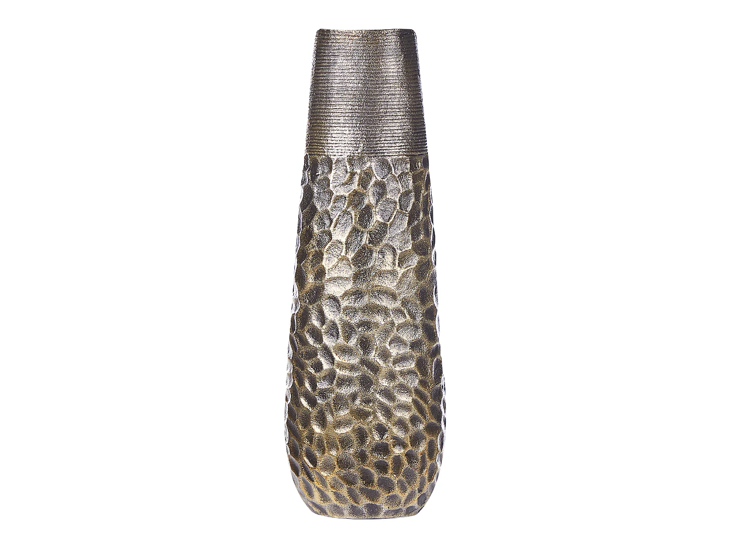 Aluminium Vase à fleurs 57 cm Doré THIVA