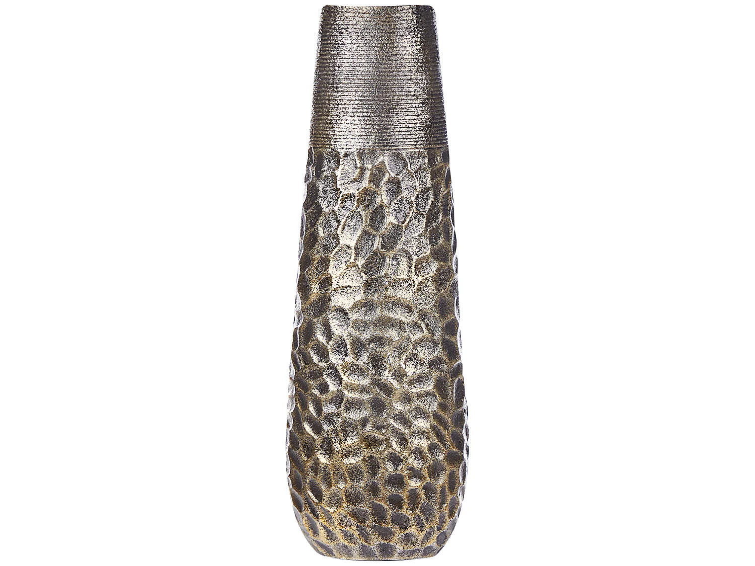 Aluminium Vase à fleurs 57 cm Doré THIVA