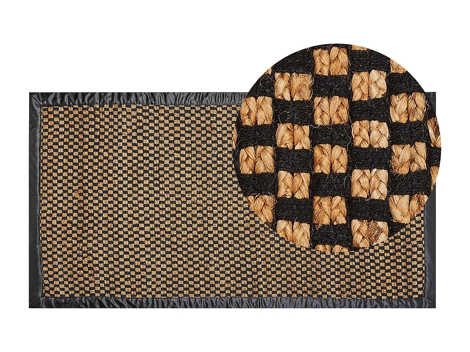 Tapis GERCE Beige 80 x 150 cm Jute