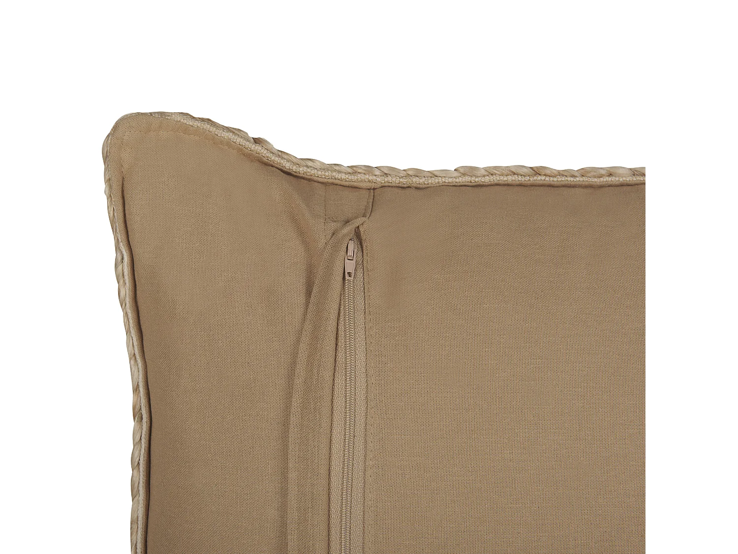 Set van 2 decoratieve kussens ELLIOTTIA Jute 45 x 45 cm Beige Effen