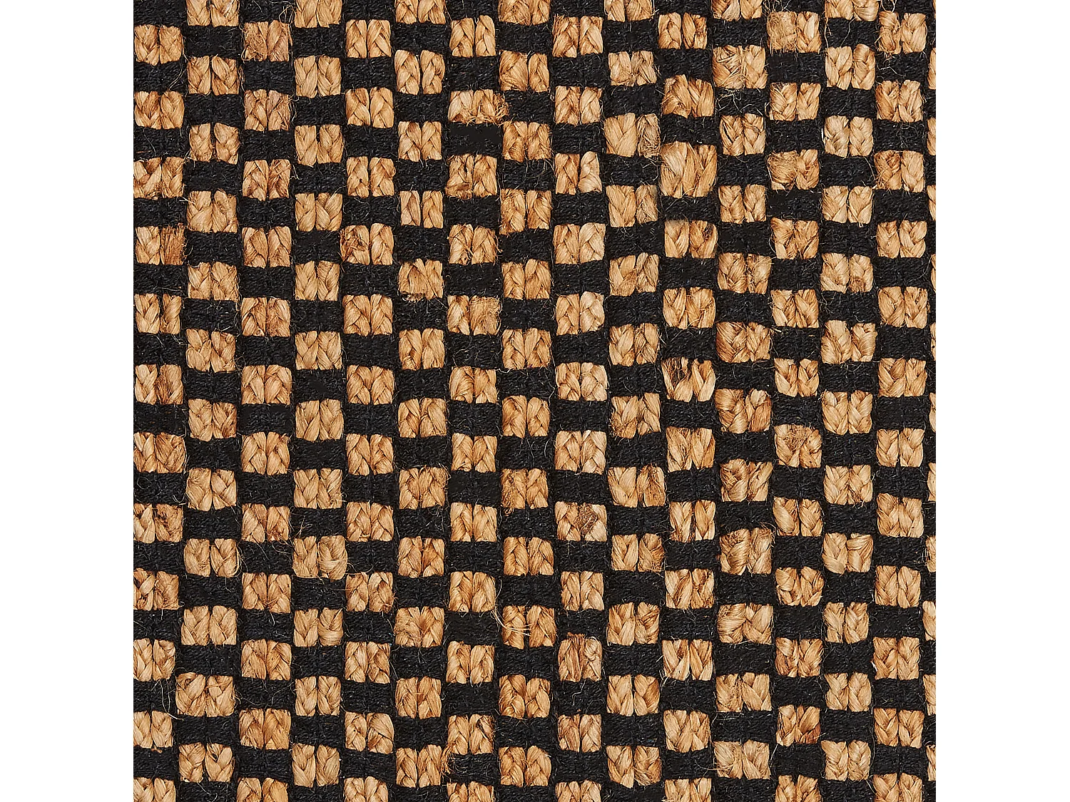 Tapis GERCE Noir 140 x 200 cm Jute