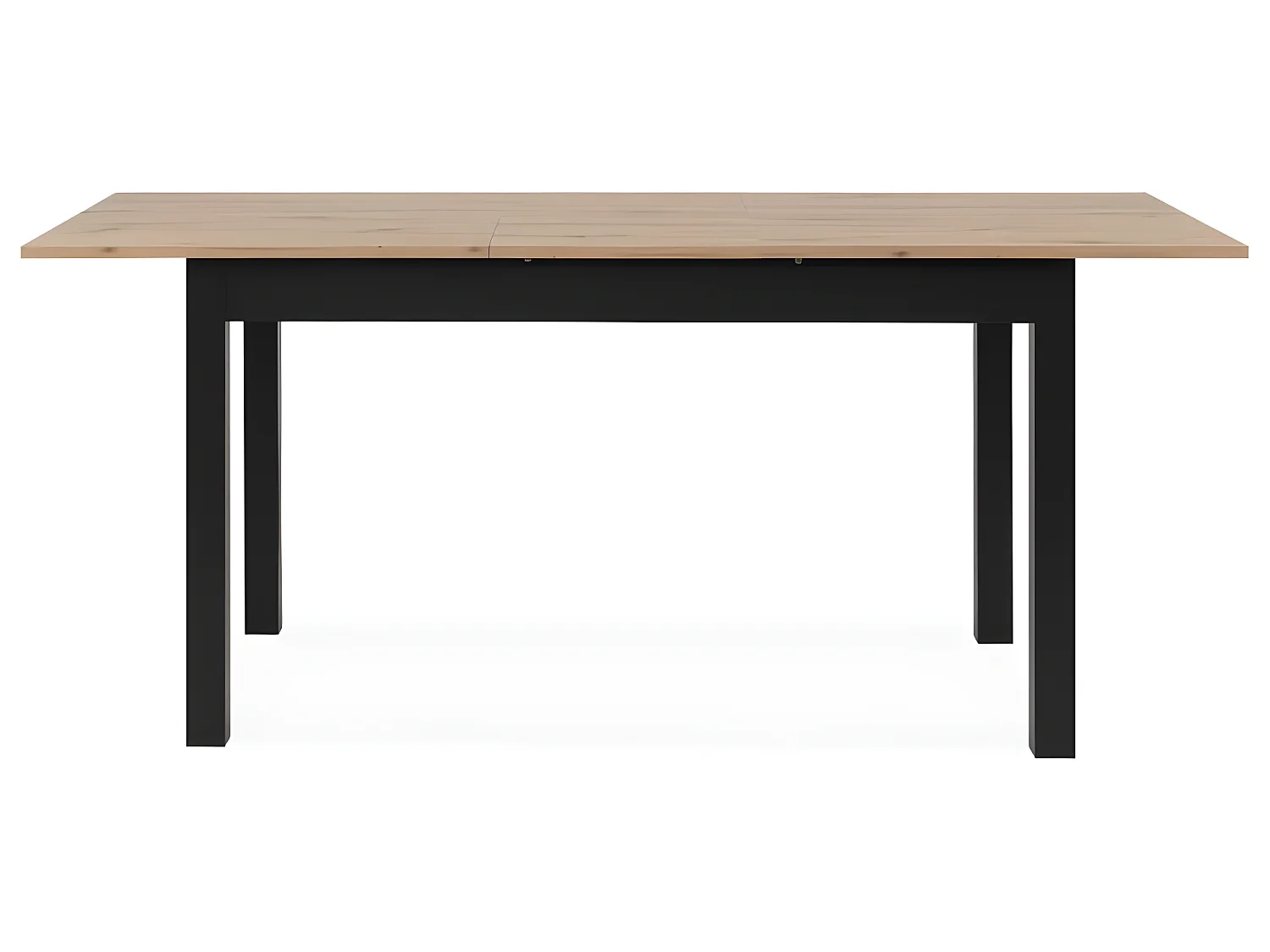 Finori Tavolo Pranzo Allungabile Coburg 120 Rovere Artigianale e Nero