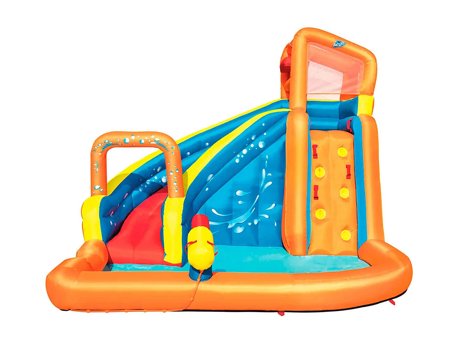 Château Gonflable Aquatique Bestway Turbo Splash Water Zone Mega Parc 365x320x270 cm