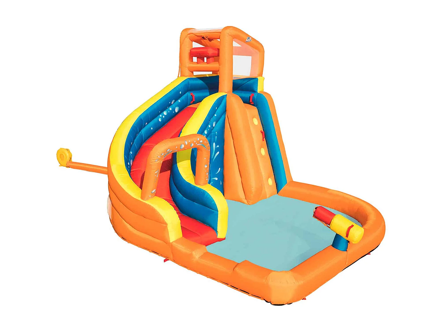 Château Gonflable Aquatique Bestway Turbo Splash Water Zone Mega Parc 365x320x270 cm