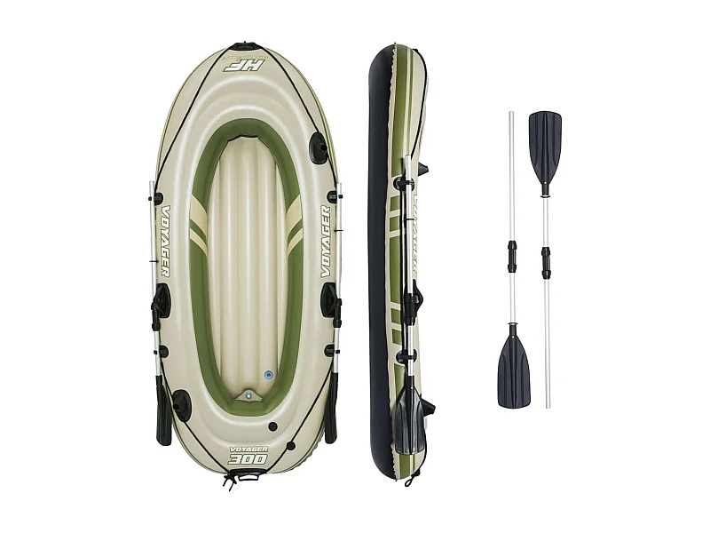 Bateau Gonflable Bestway Hydro-Force Voyager 300 243x102x31 cm 2 Personnes Pagaies