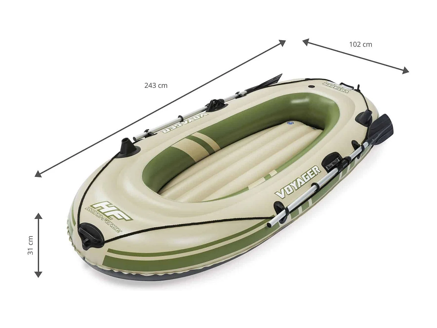 Hydro Force Schlauchboot Voyager 300 243x102 cm