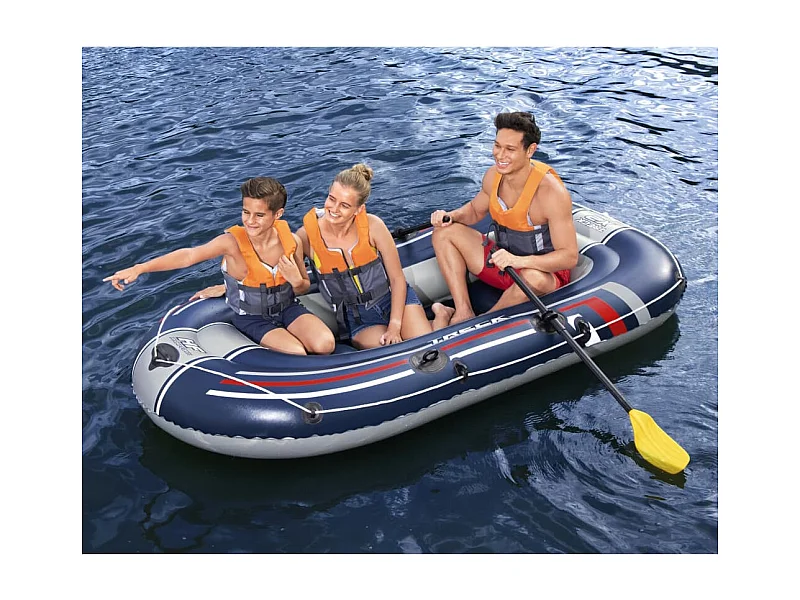 Barca Hinchable Bestway Hydro-Force Trek X2 255x127 cm 2 Personas con Remos y Bomba
