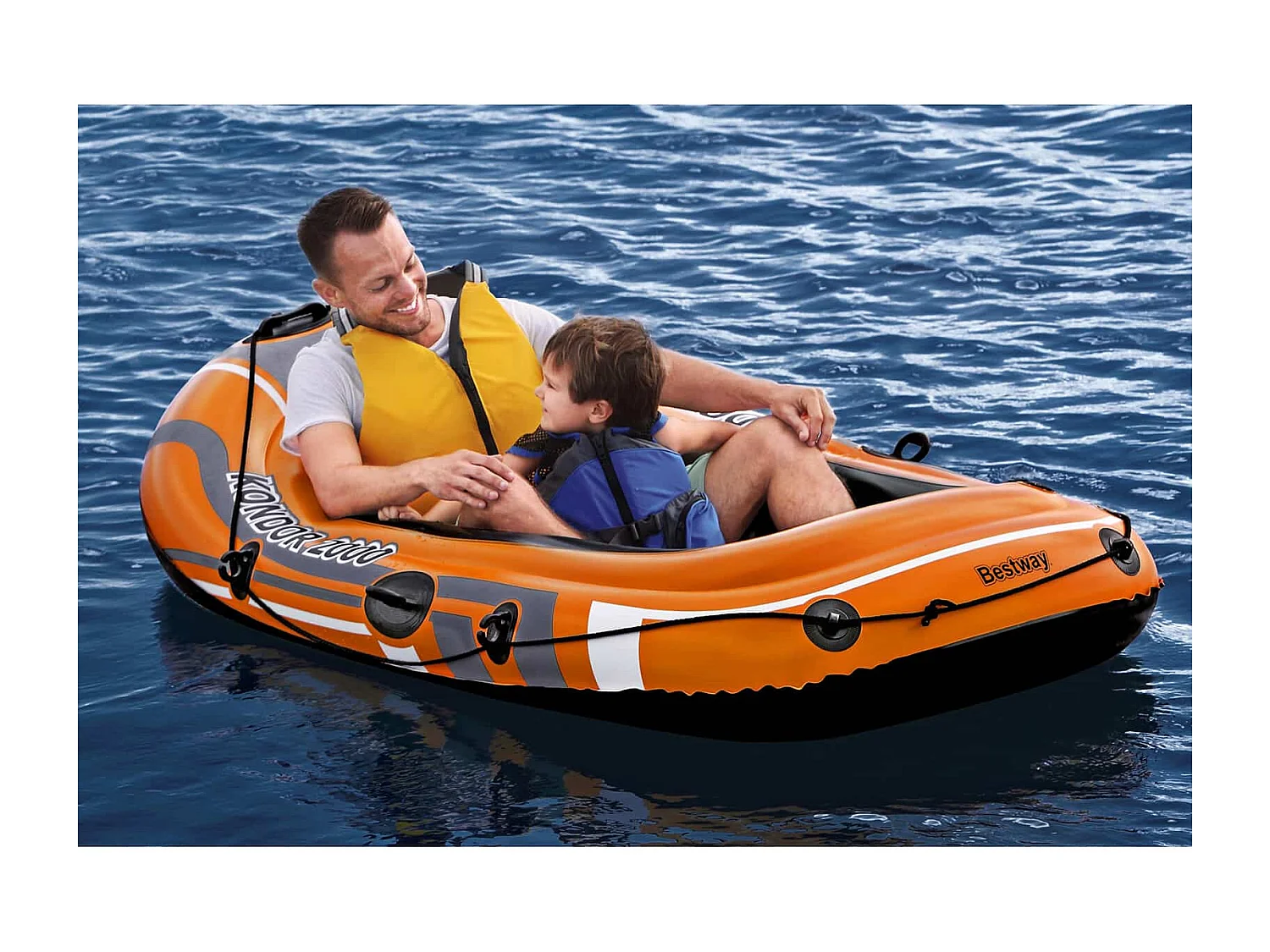 Barca Gonfiabile Bestway Hydro-Force Kondor 2000 188x93x30 cm per 2 Persone