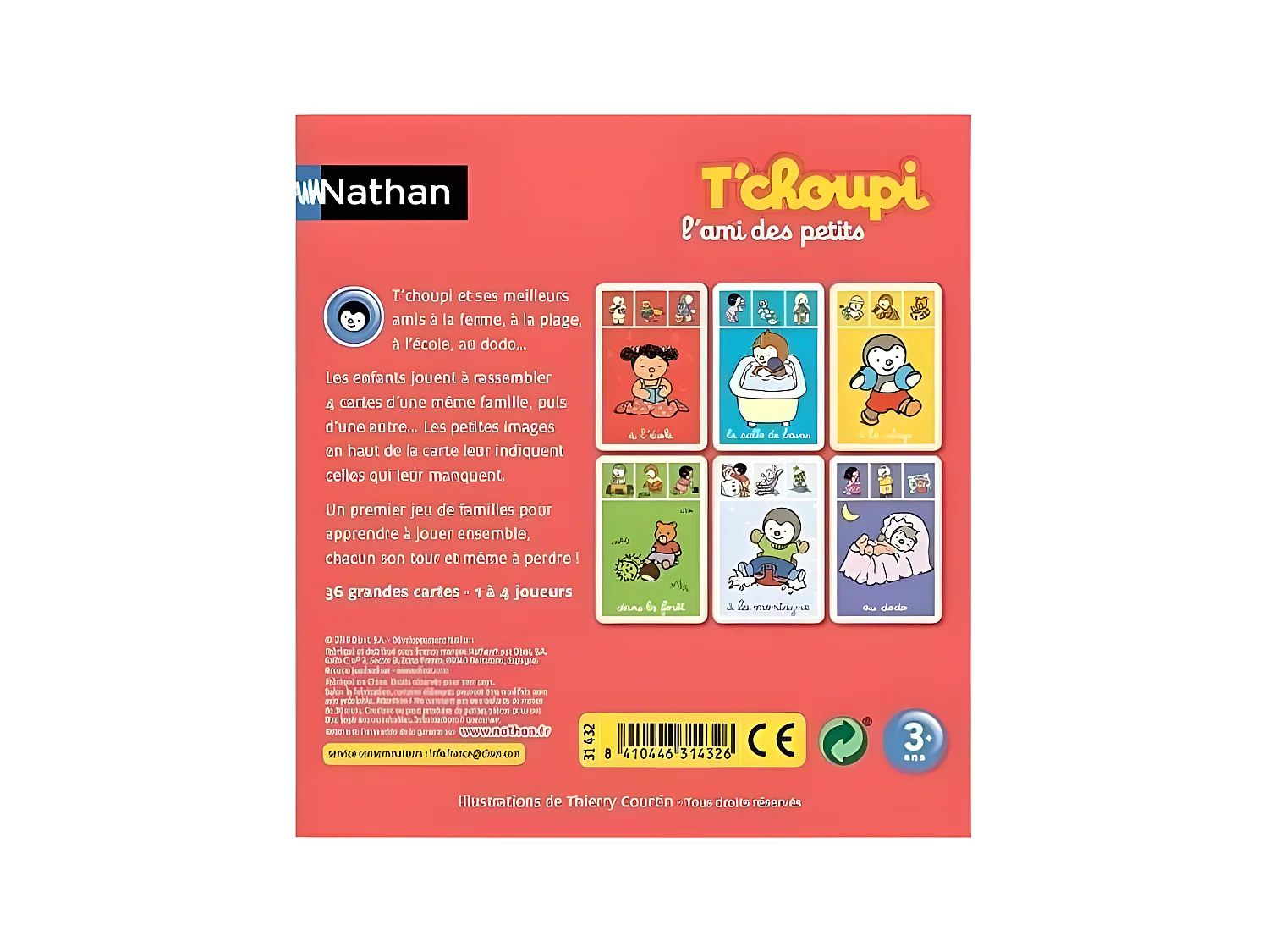NATHAN Tchoupi - Mon premier jeu de familles