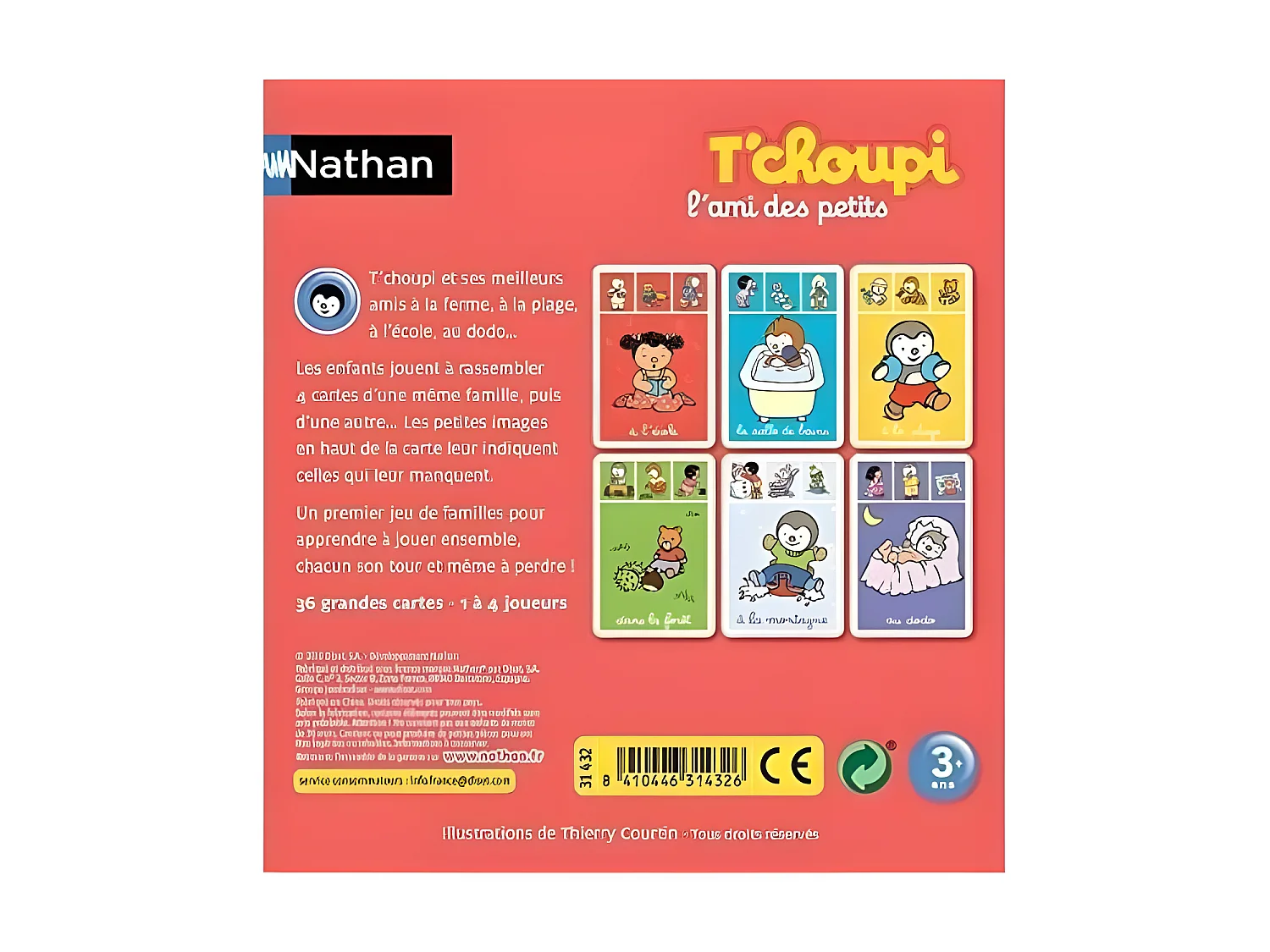 NATHAN Tchoupi - Mon premier jeu de familles