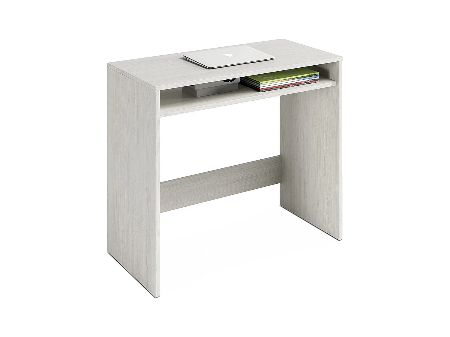 Bureau GASTON à tablette fixe L79cm x P43cm - Blanc