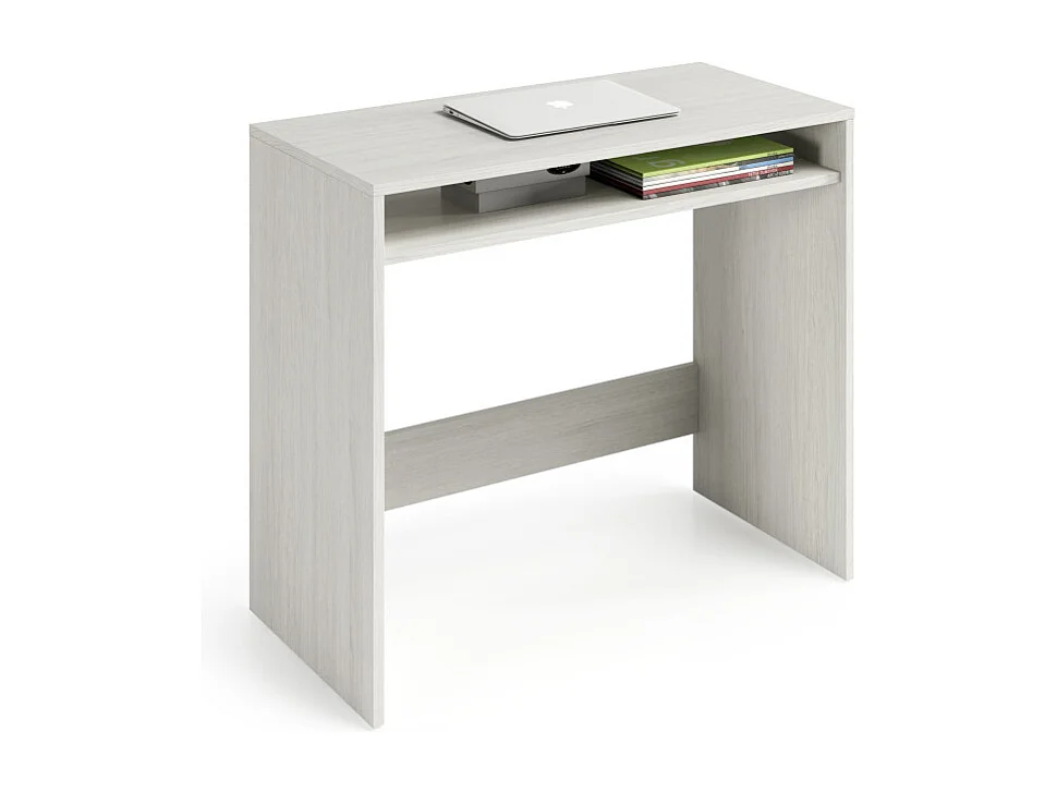 Mesa de escritório para quarto de jovens, Alpes brancos, 79x43x78 cm