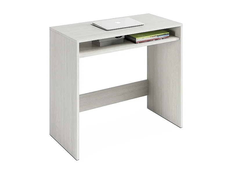 Bureau GASTON à tablette fixe L79cm x P43cm - Blanc