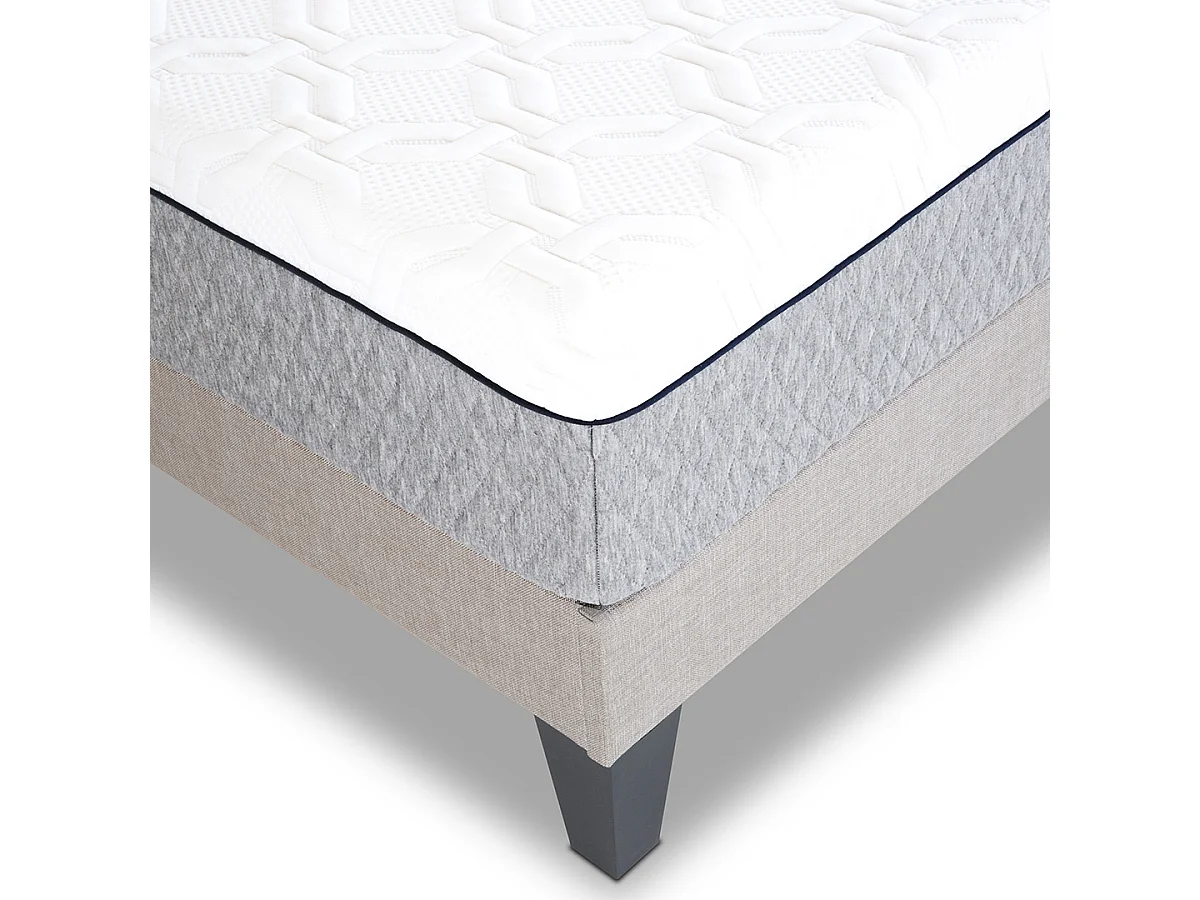 BELLECOUR LITERIE | Ensemble AMBOISE 180x200 cm | Matelas Mémoire de forme + Protège matelas anti punaise