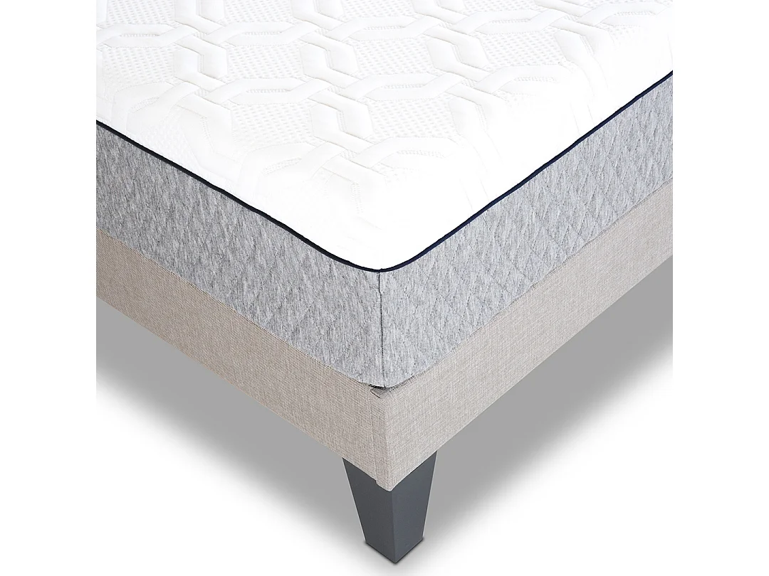 BELLECOUR LITERIE | Ensemble AMBOISE 90x200 cm | Matelas Mémoire de forme + Protège matelas anti punaise