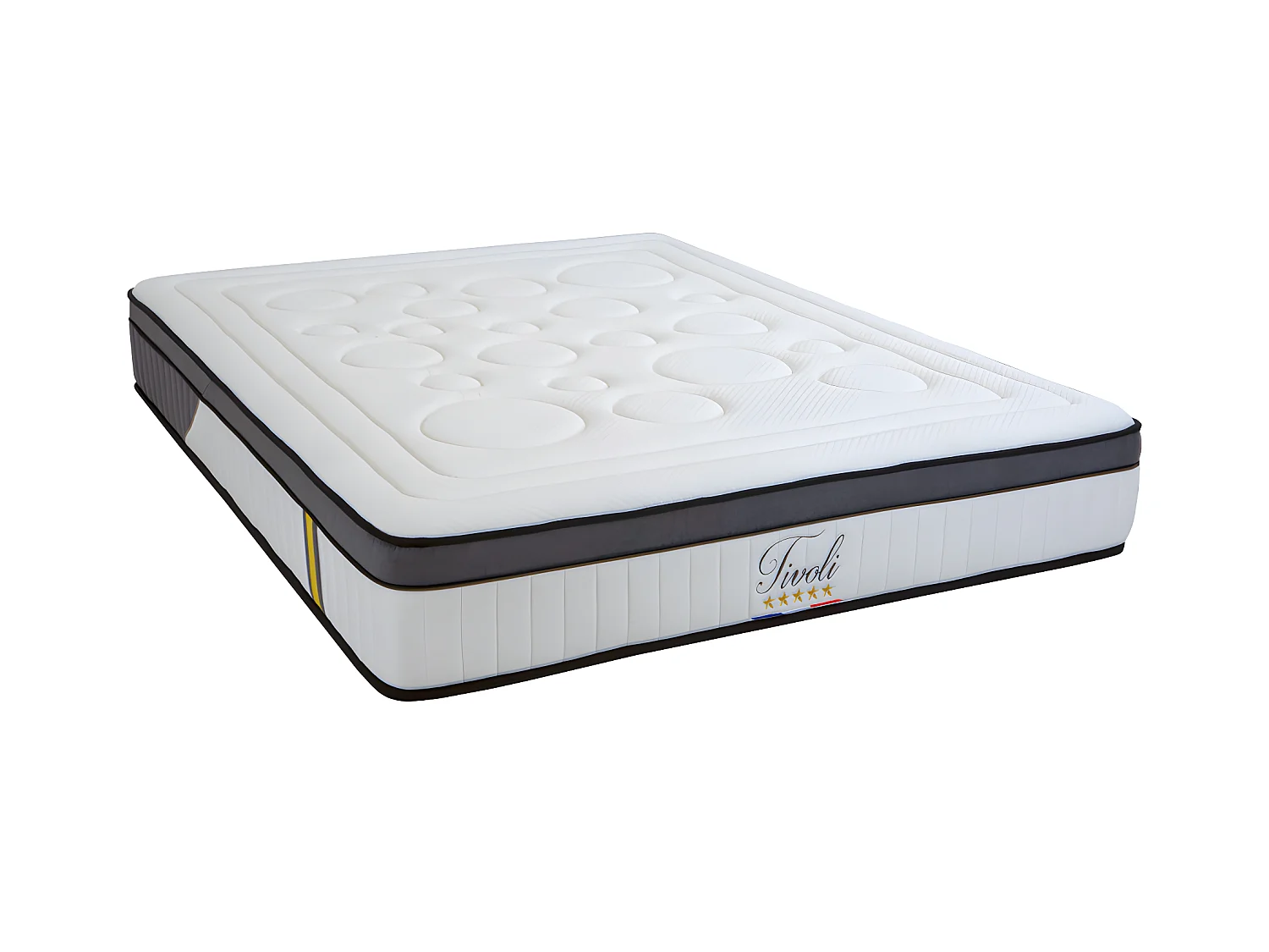 BELLECOUR LITERIE | Ensemble TIVOLI 180x200 cm | Matelas Mémoire de forme + Protège matelas anti punaise