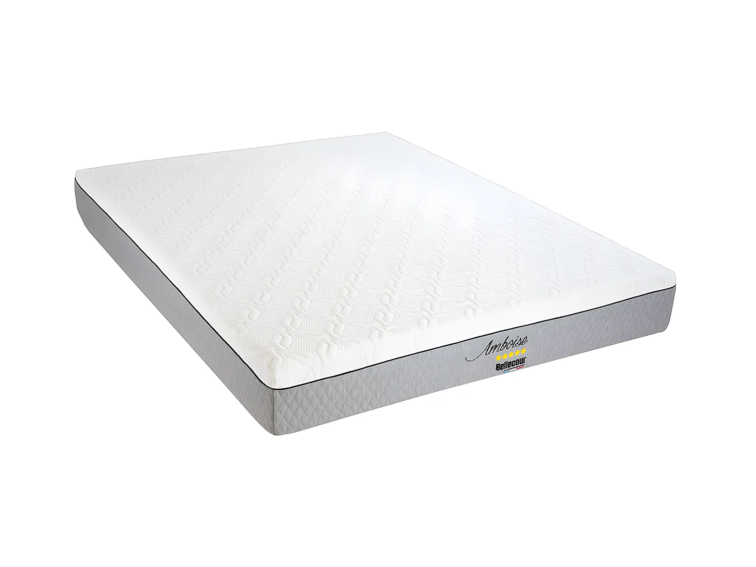 BELLECOUR LITERIE | Ensemble AMBOISE 160x200 cm | Matelas Mémoire de forme + Protège matelas anti punaise
