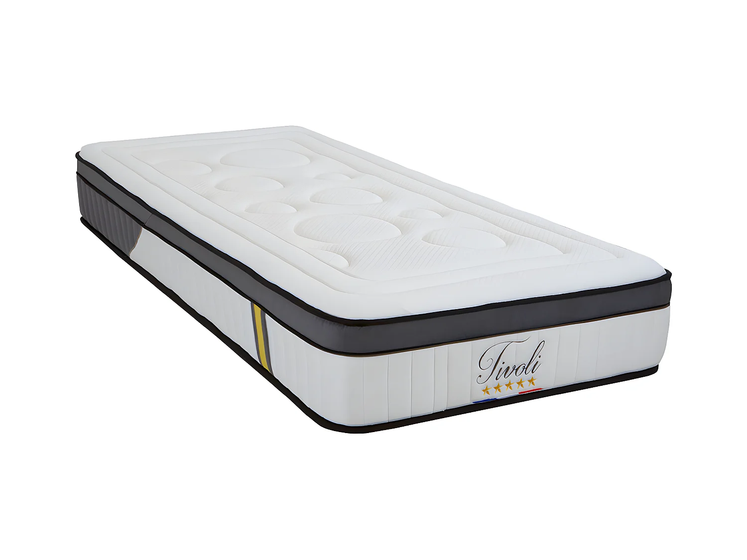 BELLECOUR LITERIE | Ensemble TIVOLI 90x190 cm | Matelas Mémoire de forme + Protège matelas anti punaise