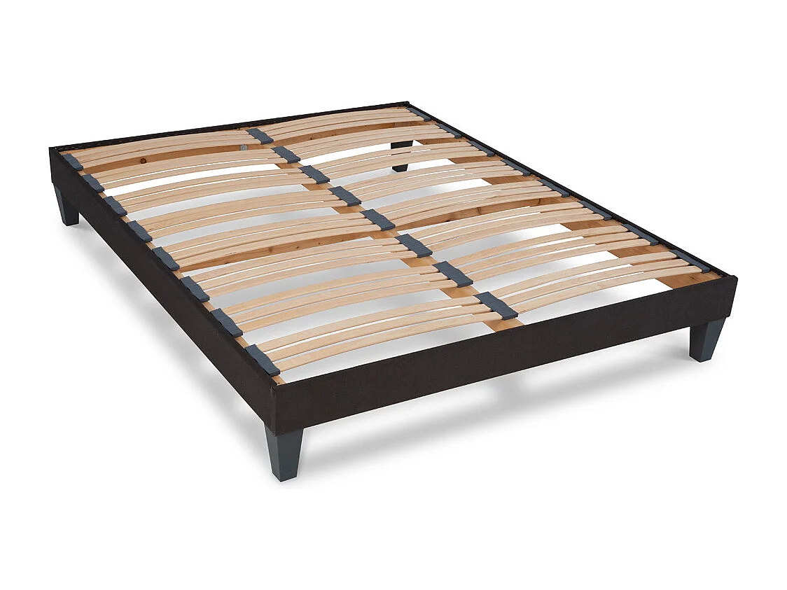 BELLECOUR LITERIE | Pack REINA 2.0 90x190 cm | Matelas Ressorts ensachés + Sommier Bois + Protège matelas anti punaise