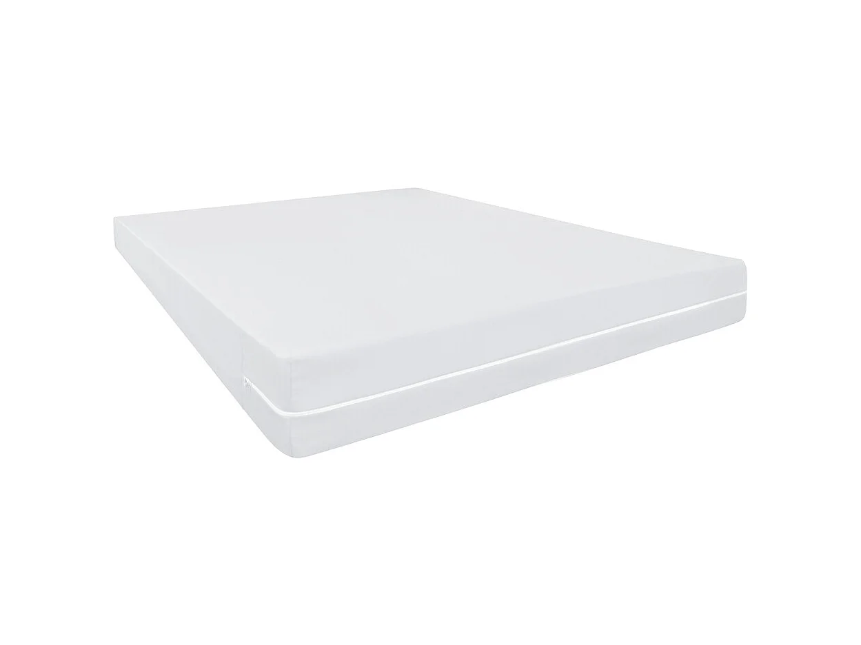 BELLECOUR LITERIE | Pack REINA 2.0 160x200 cm | Matelas Ressorts ensachés + Sommier Bois + Protège matelas anti punaise