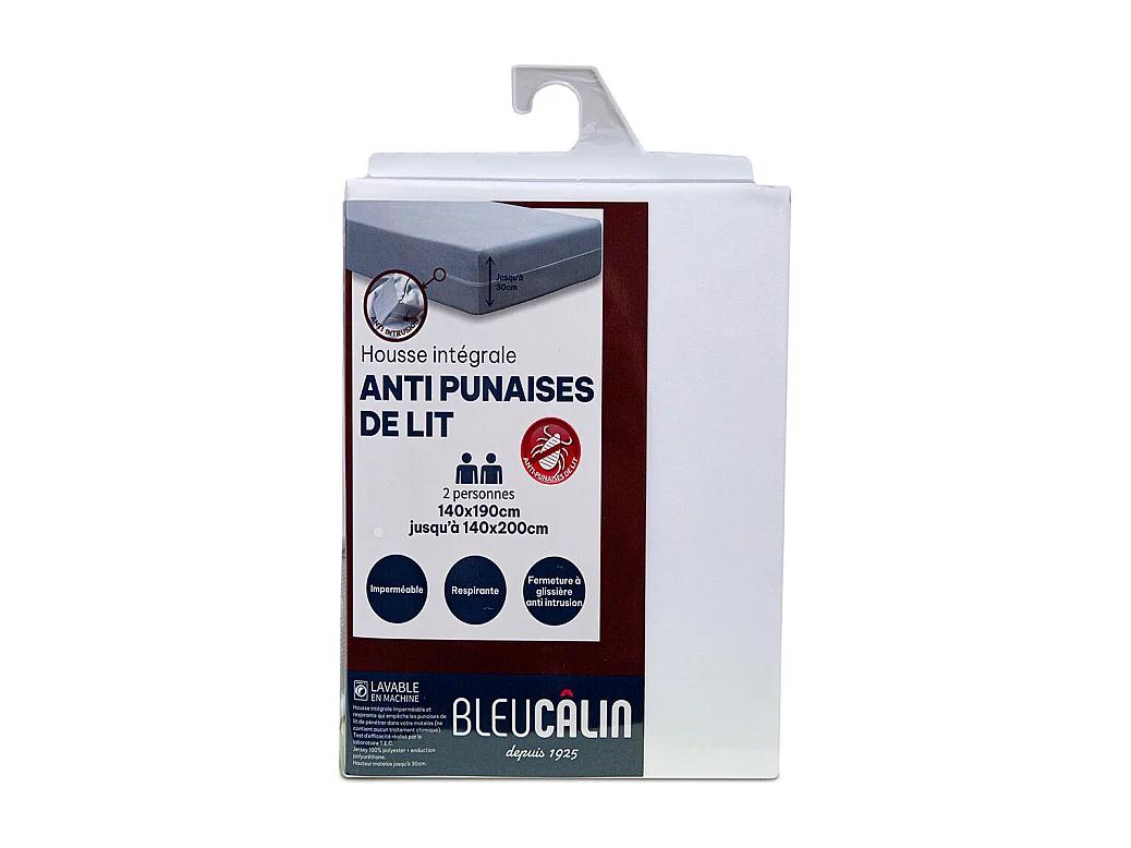 BELLECOUR LITERIE | Pack anti punaise REINA 2.0 160x200 cm | Matelas + Sommier + Accessoires