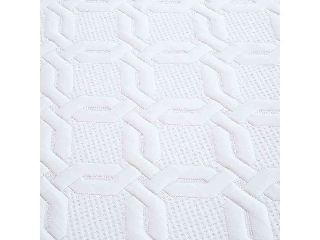 BELLECOUR LITERIE | Pack AMBOISE 140x190 cm | Matelas Mémoire de forme + Sommier Bois + Protège matelas anti punaise